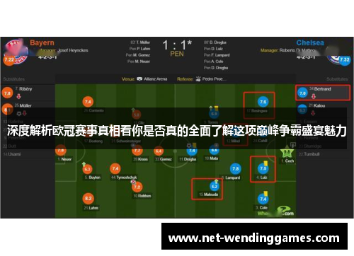 深度解析欧冠赛事真相看你是否真的全面了解这项巅峰争霸盛宴魅力 深度解析欧冠赛事真相看你是否真的全面了解这项巅峰争霸盛宴魅力